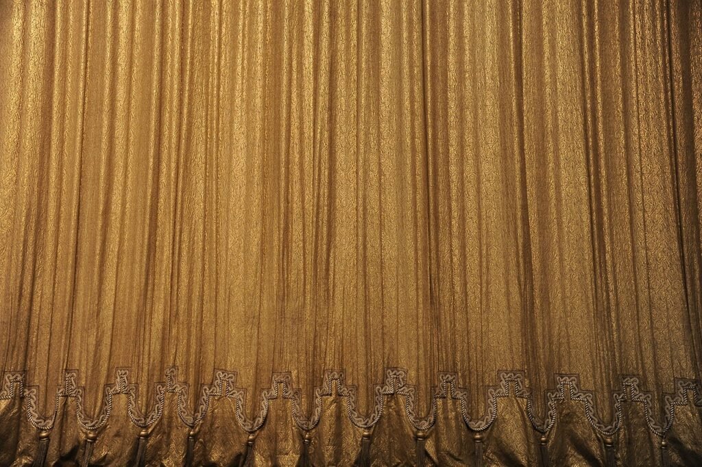 curtain, scene, theater