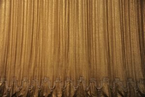 curtain, scene, theater